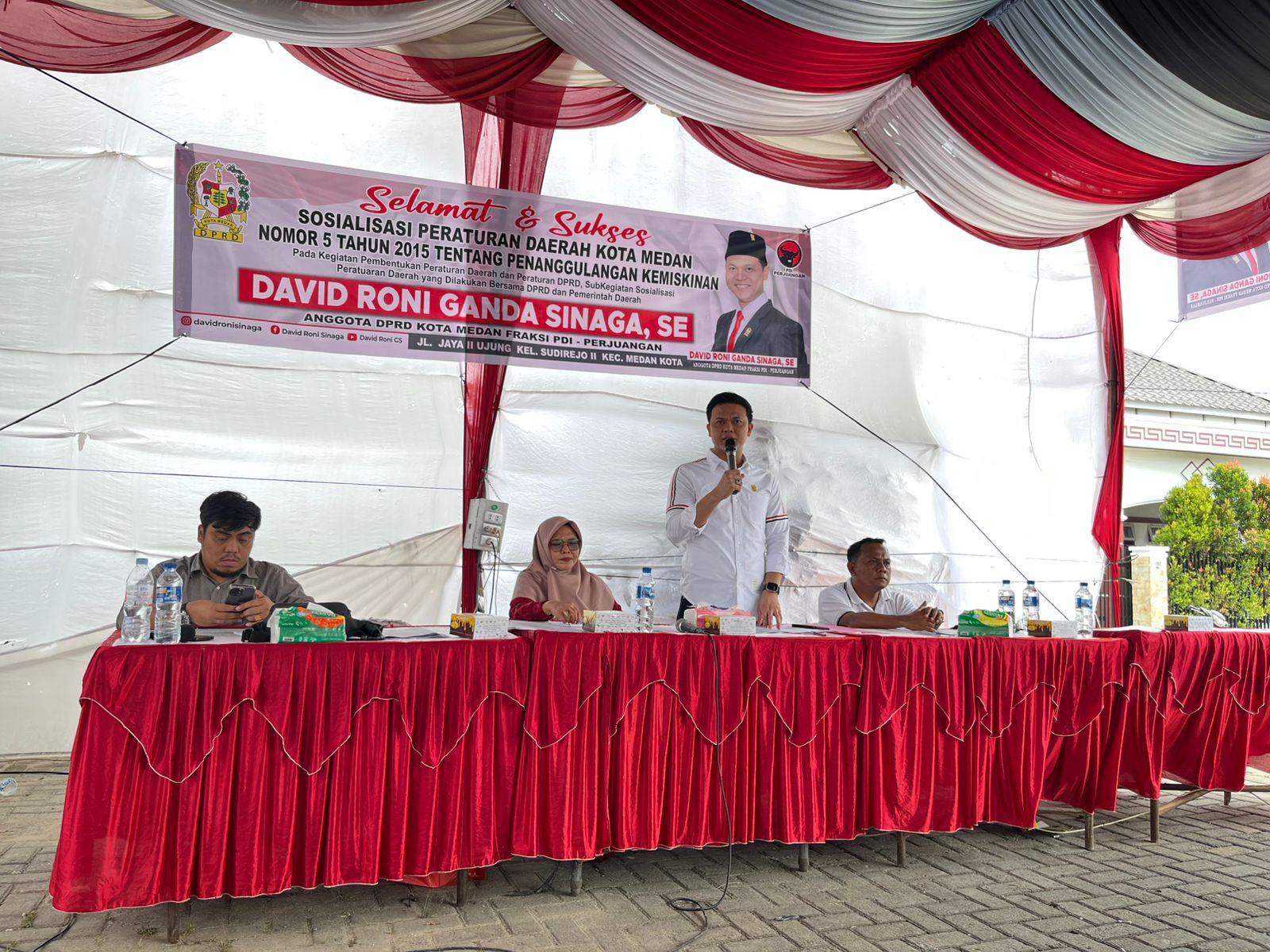David Roni Sinaga Dorong Pemko Optimalisasi Perda Penanggulangan Kemiskinan Di Medan
