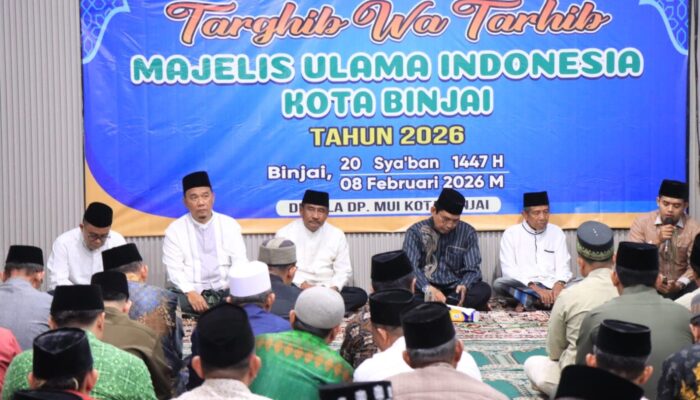 Wali Kota Binjai Hadiri Targhib wa Tarhib Ramadan 1447 H MUI Kota Binjai