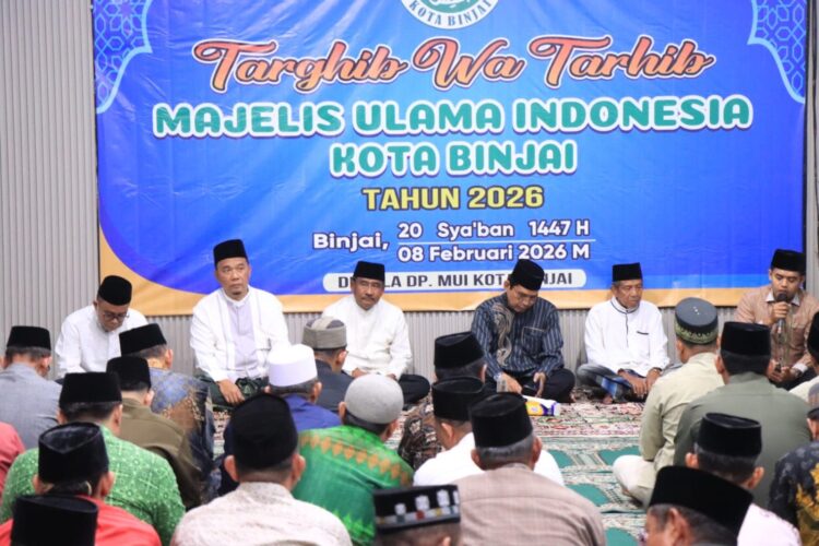 Wali Kota Binjai Hadiri Targhib wa Tarhib Ramadan 1447 H MUI Kota Binjai