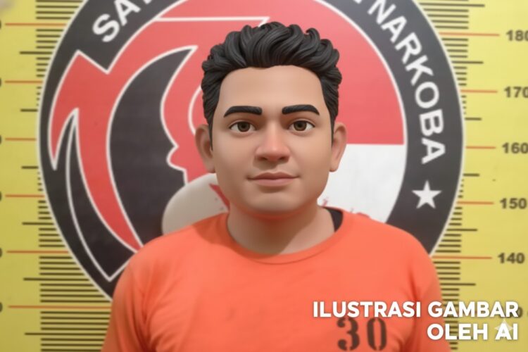 Sat Narkoba Polres Pelabuhan Belawan Tangkap Dua Pelaku Peredaran Narkoba di Desa Manunggal