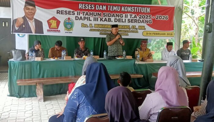 Anggota DPRD Sumut H. Subandi Sampaikan Tiga Program Presiden Prabowo saat Reses di Beringin