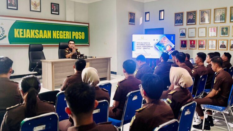 Kajari Poso Instruksikan Implementasikan Hasil Rakornas 2026, Fokus pada Ketahanan Pangan dan Energi