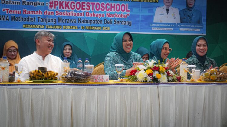 PKK Go to School Methodist Tanjungmorawa, Ny. Jelita Asri Ludin Tambunan: Siswa Harus Berani Tolak Narkoba