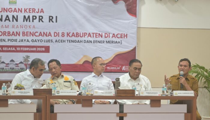 Wagub Aceh Dorong Percepatan Bantuan dan Realisasi Sapi Meugang Saat Kunjungan MPR RI