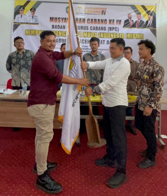 Akmal Al-Qarasie Nakhodai HIPMI Abdya, Bidik Iklim Usaha Progresif