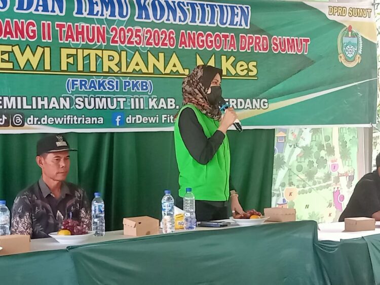 Anggota DPRD Sumut, dr Dewi Fitriana Reses di Beringin, Sosialisasikan Program UHC