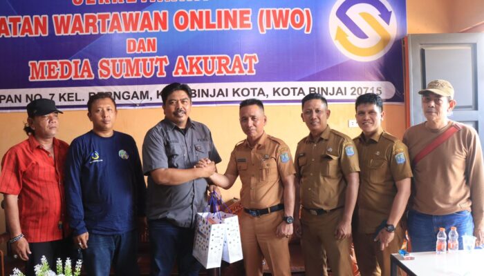 Diskominfo Binjai Silaturrahmi dengan IWO, Usulkan Program Uji Kompetensi Wartawan Tahun 2026