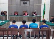 Tiga Oknum Polisi dan Satu Residivis Narkoba Dituntut Enam Tahun Penjara