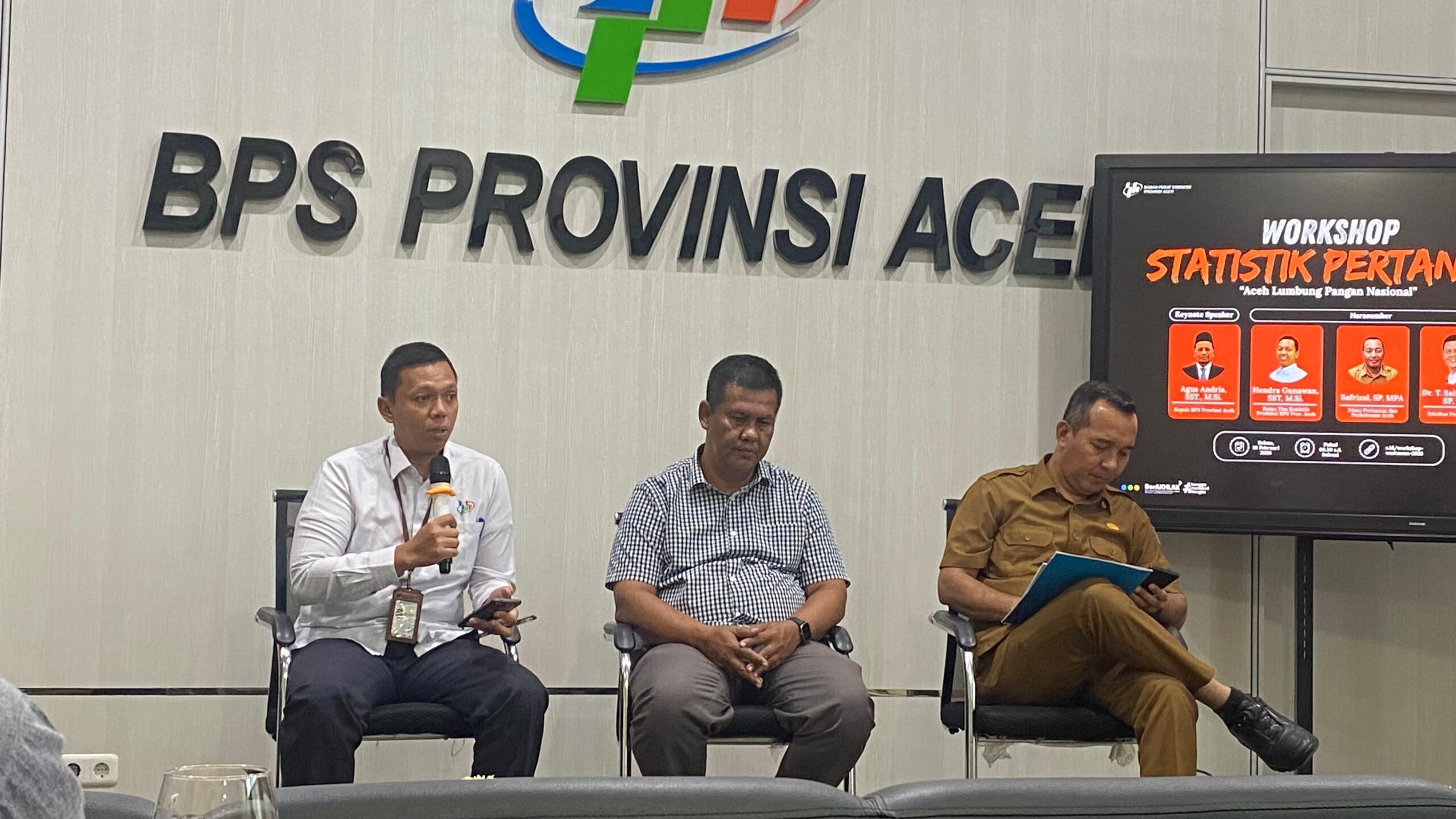 BPS Aceh Dorong Pemanfaatan Data Pertanian dan Sosialisasikan Sensus 2026