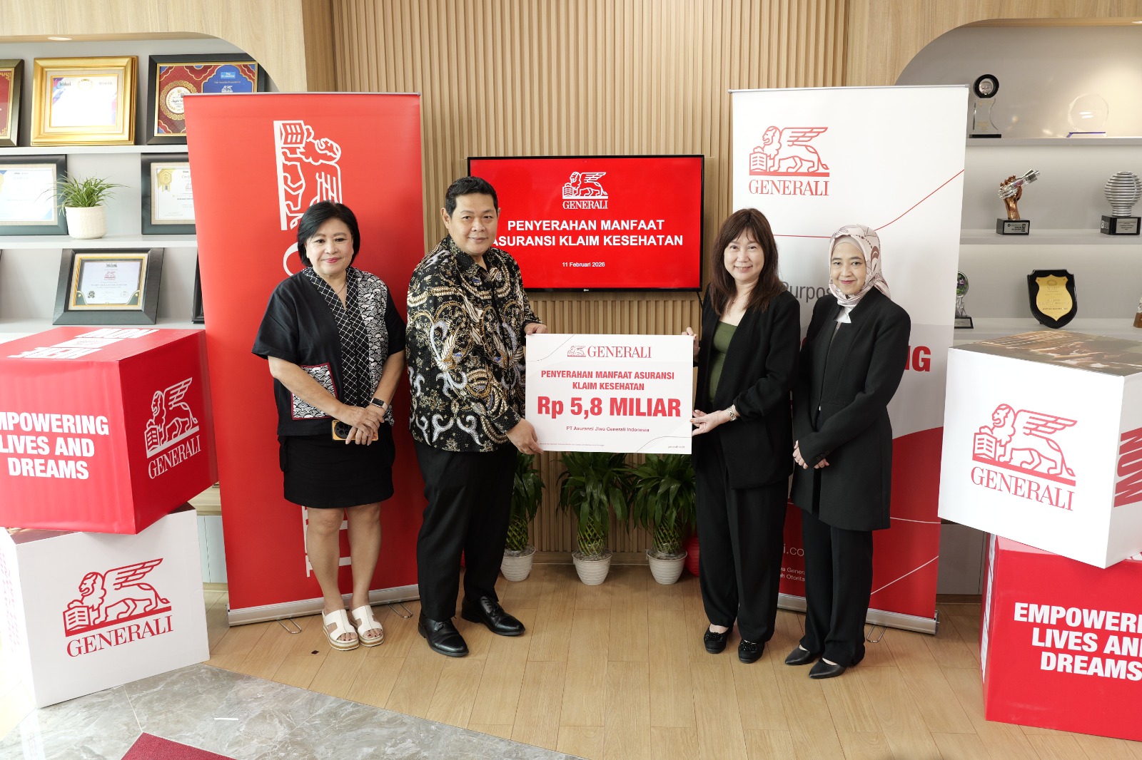 Generali Indonesia Bayarkan Klaim Rp1,3 Triliun Tahun 2025