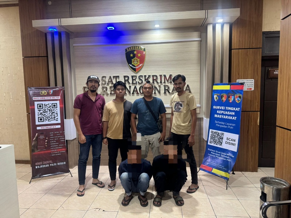 Dua Pemuda Darul Makmur Diduga Main Judi Online Ditangkap