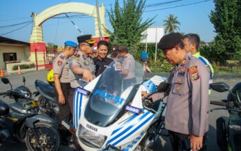 Polres Pelabuhan Belawan Cek Ranmor Dinas Jelang Ramadhan 1447 H