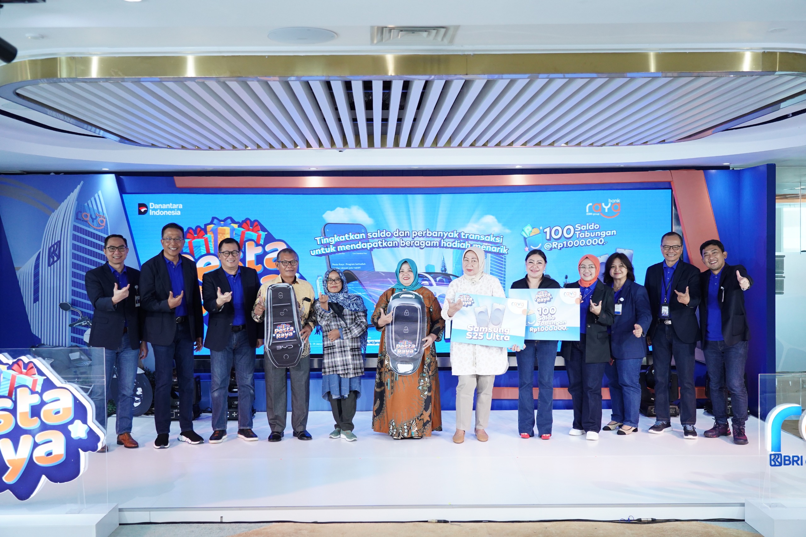 Bank Raya Umumkan Pemenang Program “Pesta Raya”, Giatkan Inklusi Keuangan Digital Di Masyarakat 
