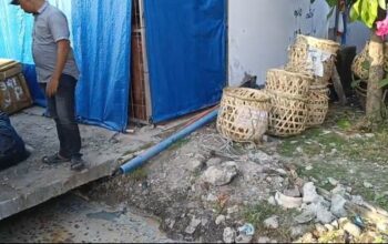 SPPG Sei Rampah Diduga Buang Limbah ke Drainase Jalan Lintas Sumatera