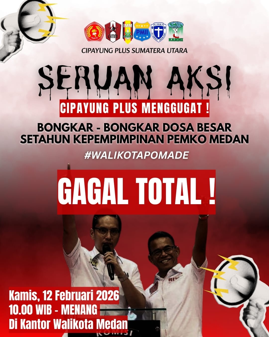 Cipayung Plus Sumut Menggugat Kinerja Satu Tahun Pemko Medan