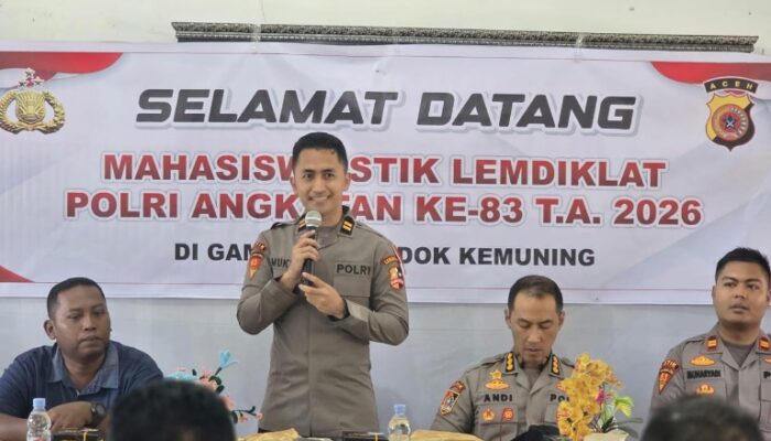 Mahasiswa STIK PTIK Angkatan 83 Laksanakan Dianmas Di Gampong Pondok Kemuning