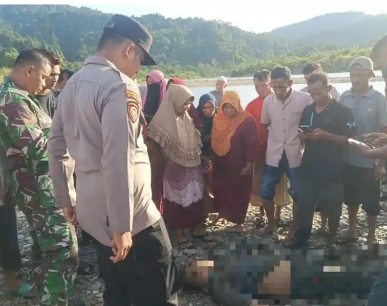 Geger Pagi Hari, Warga Babah Rot Abdya Temukan Mayat di Aliran Sungai