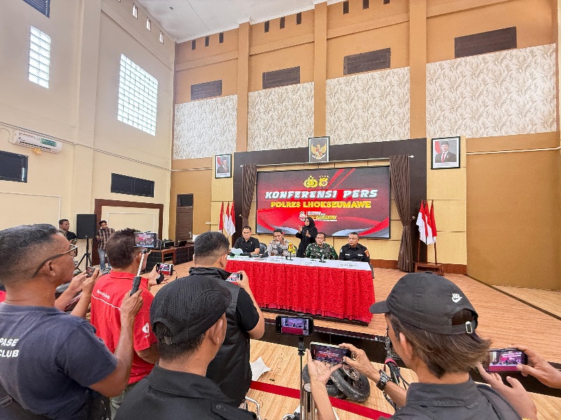 Polisi Tangkap 7 Tersangka Curanmor, AKBP Ahzan: Ini Hasil Joint Investigasi Dengan Kodim 0103/Aceh Utara