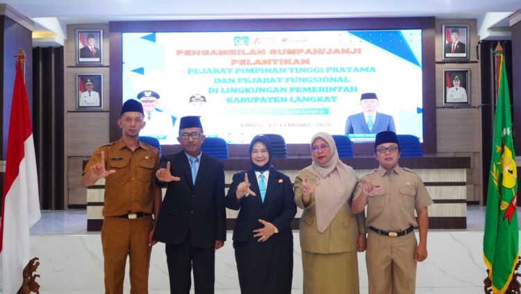 Pemkab Langkat Lantik Pejabat Tinggi Pratama dan Fungsional, Perkuat Kinerja serta Pemulihan Pascabencana