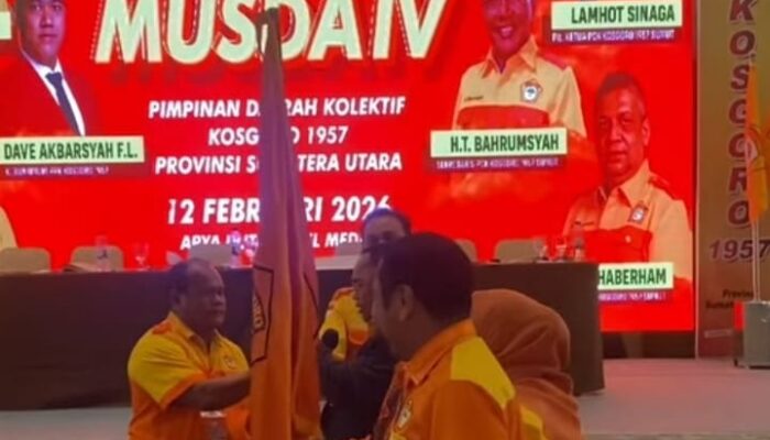 Viktor Silaen Terpilih Sebagai Ketua PDK Kosgoro 1957 Sumut 2026-2031