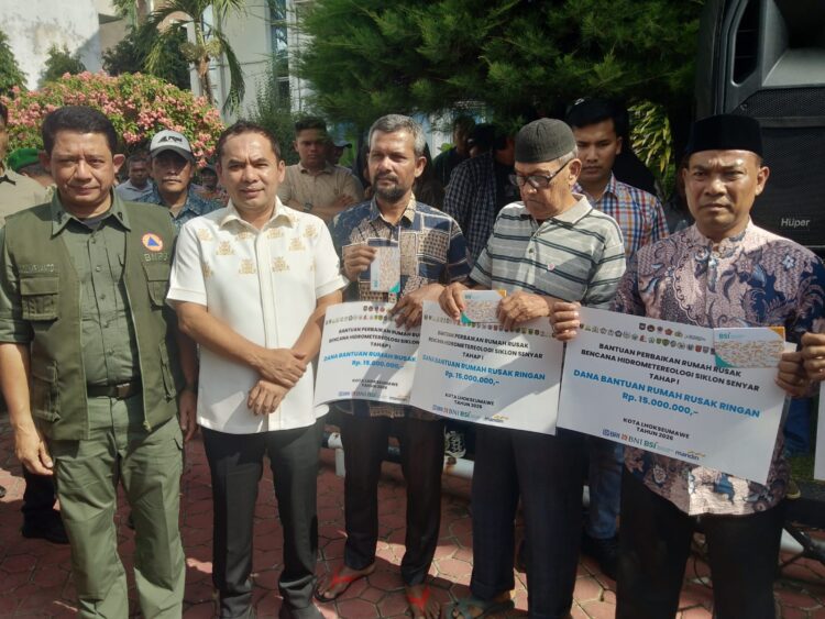 BNPB RI Salurkan Bantuan Perbaikan 1.275 Rumah Korban Banjir di Lhokseumawe