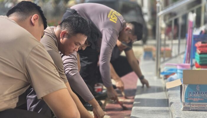 Mahasiswa STIK Angkatan 83 Bakti Sosial Dan Dianmas Di Masjid Nurul Ikhlas Langsa