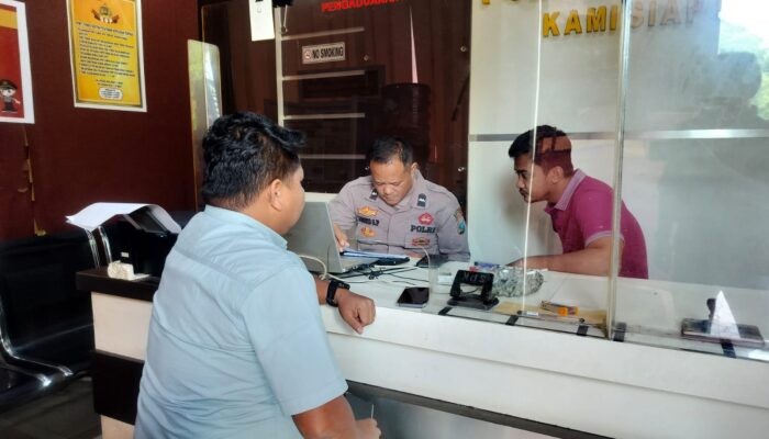 Reski Aritonang Laporkan Dugaan Pencemaran Nama Baik ke Polres Mandailing Natal