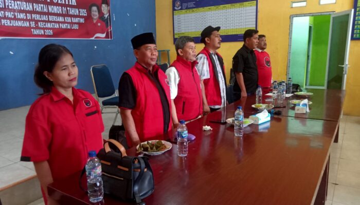 DPC PDI-Perjuangan Deliserdang Sosialisasikan Peraturan Partai Nomor 01 Tahun 2025 di Pantai Labu