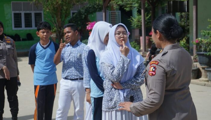 Mahasiswa STIK Angkatan 83 Laksanakan Trauma Healing Bagi Siswa SMP Negeri 1 Langsa