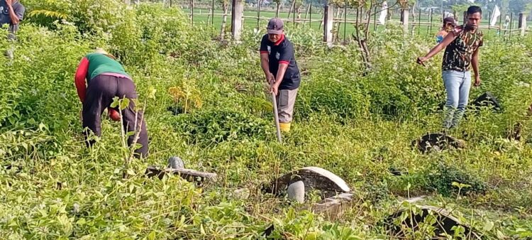 Gotong Royong Warga Raya Paya, Menata Iman Menyambut Ramadhan