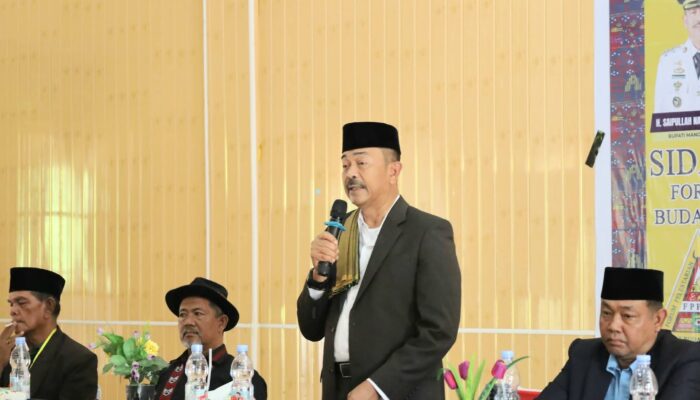Bupati Madina Buka Mubes Sidang Kerapatan Adat III FPPAB