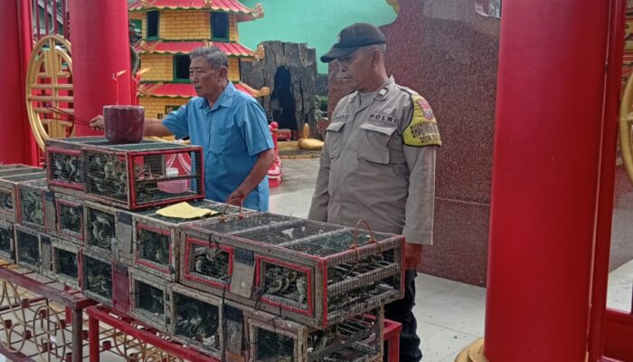 Jelang Imlek 2026, Polres Pelabuhan Belawan Patroli ke Vihara dan Klenteng