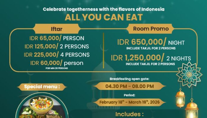 Ramadhan Penuh Rasa dan Makna Bersama Nasi Bakul Queen Parrona Hotel by Sativa dan Paket Kamar Menarik