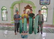 Kodim 0108/Agara Salurkan Sajadah Ambal dan Alquran ke Masjid serta Pesantren Terdampak Bencana