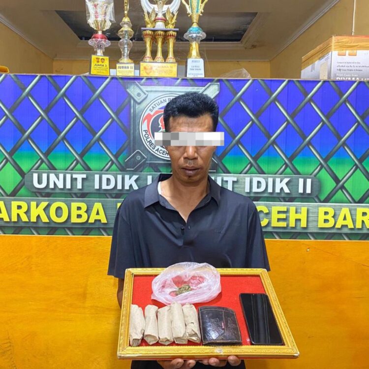 Undercover Buy Berhasil, 73 Gram Ganja Diamankan Satresnarkoba Polres Abdya