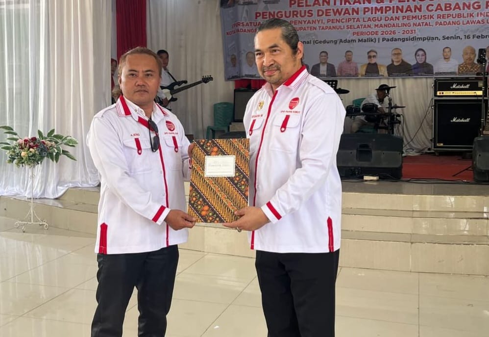 Mulyadi Jambak Dikukuhkan Sebagai Ketua DPC PAPPRI Kabupaten Mandailing Natal