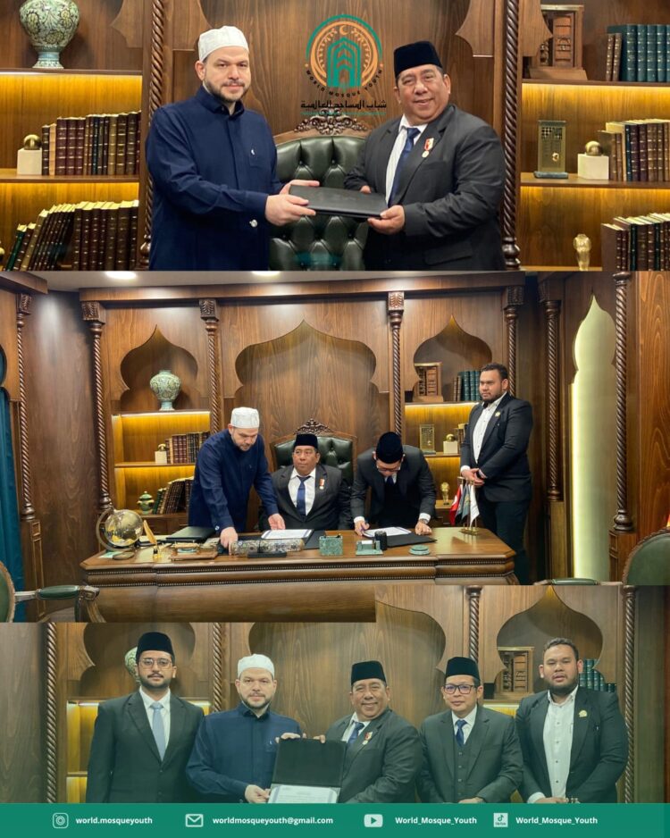 Bangun Sinergi Internasional, Pemuda Masjid Dunia Teken MoU Dengan Darul Hadis Awwamiyyah Turki