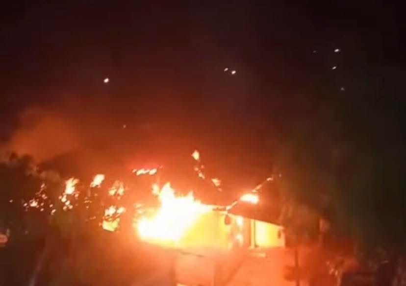 Rumah Milik Pawang Lubis di Jambur Tarutung Terbakar, Kerugian Capai Rp50 Juta