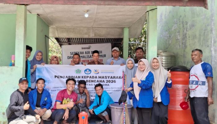 Tim PKM Unsam Salurkan Teknologi Smart Electrostatic Sprayer System Untuk Fasilitas Keagamaan Terdampak Banjir