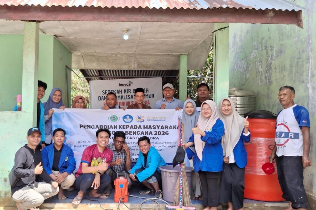 Tim PKM Unsam Salurkan Teknologi Smart Electrostatic Sprayer System Untuk Fasilitas Keagamaan Terdampak Banjir