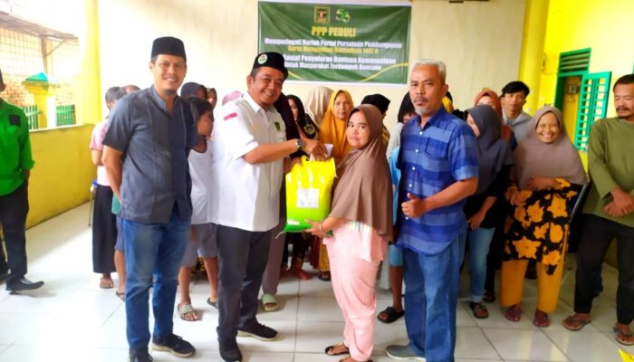 Peringati Harlah Ke-53 PPP Padangsidimpuan Santuni Warga Terdampak Bencana