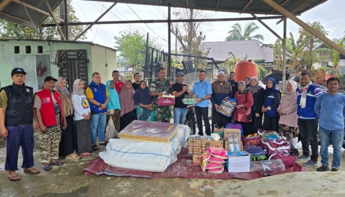 Gerak Cepat, Pemko Langsa Salurkan Bantuan Masa Panik Untuk Korban Kebakaran