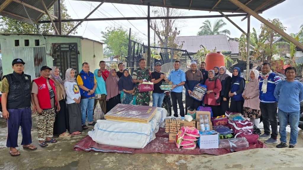 Gerak Cepat, Pemko Langsa Salurkan Bantuan Masa Panik Untuk Korban Kebakaran
