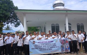 Jelang Ramadan, Lapas Binjai Gotong Royong Bersihkan Mushalla Al Ikhlas Limau Mungkur