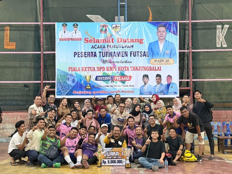 BRI BO Tanjungbalai Juara Futsal Piala KNPI