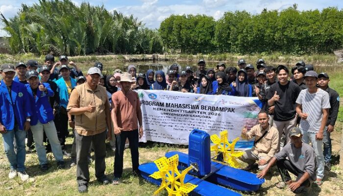 Kolaborasi 50 Mahasiswa-Pramuka Unsam Bangun Teknologi Agro-Akuakultur Hybrid System Untuk Pemulihan Dan Kemandirian Ekonomi Desa Pesisir Aceh