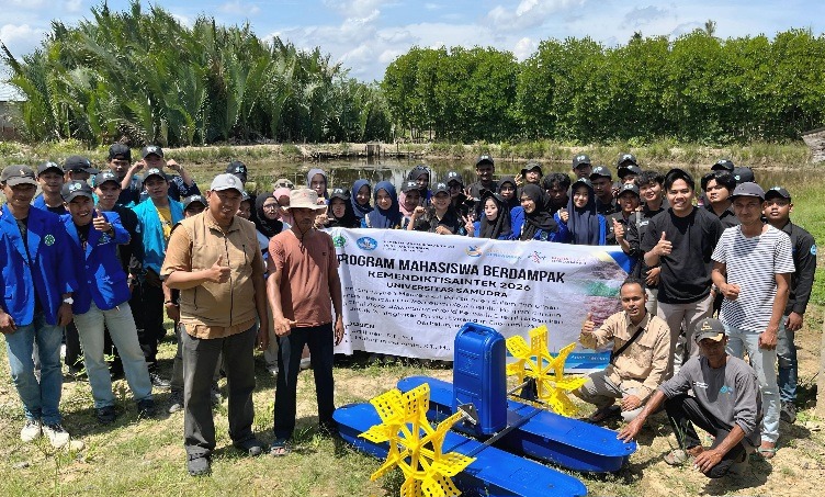 Kolaborasi 50 Mahasiswa-Pramuka Unsam Bangun Teknologi Agro-Akuakultur Hybrid System Untuk Pemulihan Dan Kemandirian Ekonomi Desa Pesisir Aceh