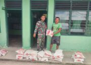 Kodim 0108/Agara Salurkan Bantuan Beras Dan Belanga Ke Masyarakat Terdampak Bencana
