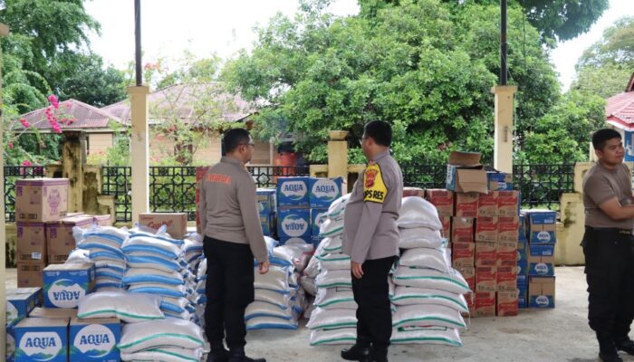 Kapolri Kirim Bantuan Logistik Korban Bencana Nagan Raya