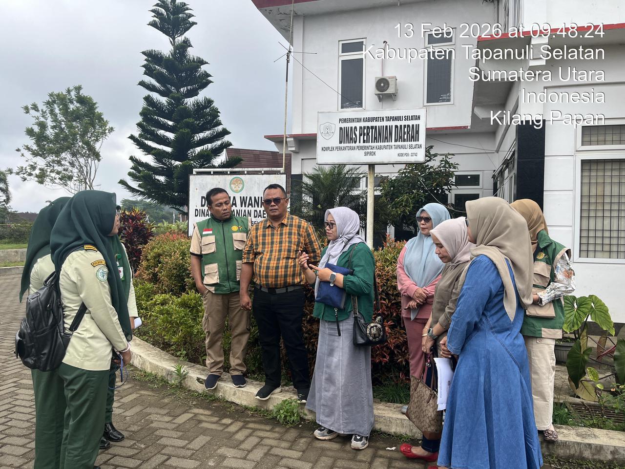 Mahasiswa Polbangtan Kementan MBKM II Magang Penyuluhan, Bantu Pemulihan Bencana Di Tapsel